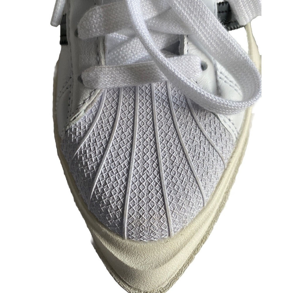 ADIDAS x Beyonce Ivy Park Superstar Platform Cloud White & Black Sneakers Sz 5.5 - Picture 8 of 9